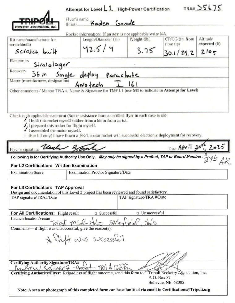 My flight certification getting approved